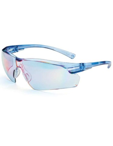 Occhiale a lente blu specchiata