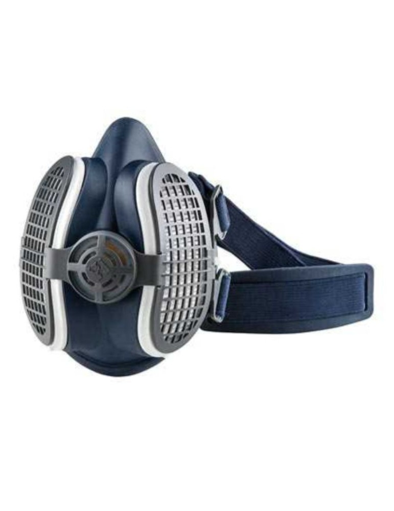 TPE half-mask supplied with 2 filters
