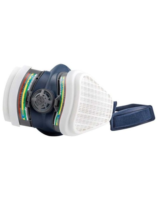 TPE half mask supplied with 2 abek1 p3 m/l filters