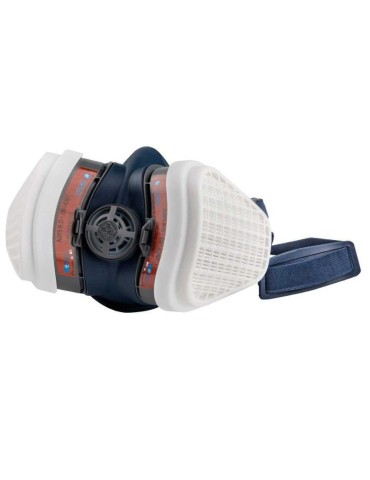 Demi-masque TPE fourni avec 2 filtres a2p3 m/l
