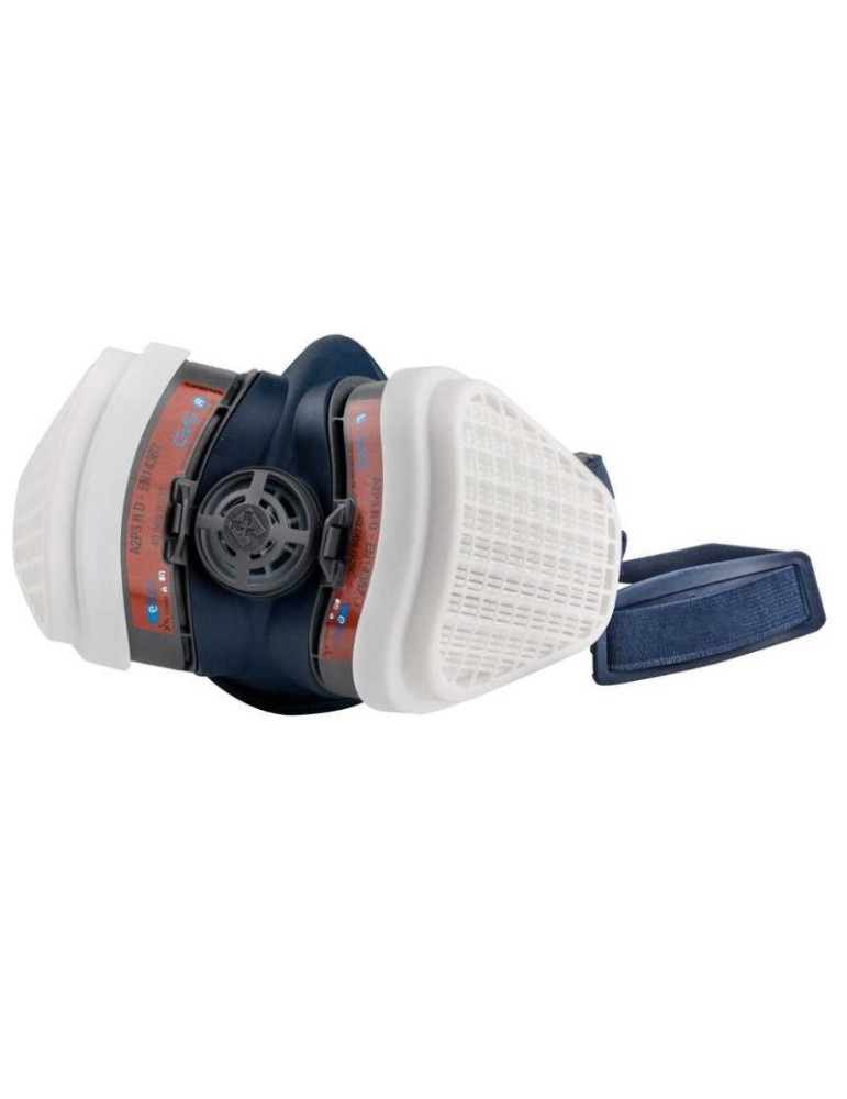 Demi-masque TPE fourni avec 2 filtres a2p3 m/l