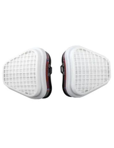 Coppia di filtri a2p3 di ricambio per maschera spr496