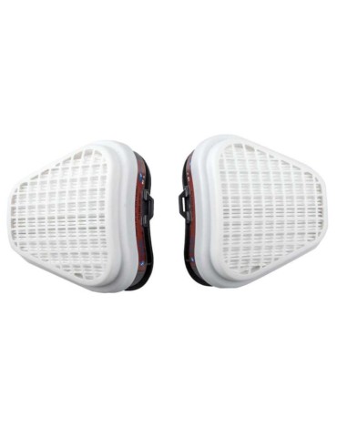 Paire de filtres a2p3 de remplacement pour masque spr496