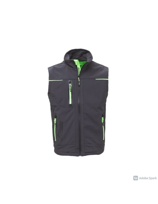 u-power Universe Asphalt Grey Green FU188RL Chaleco de trabajo