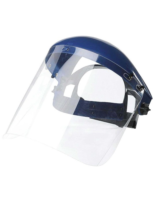 Semicapuchón abatible con visera para proteger contra salpicaduras de nitrógeno