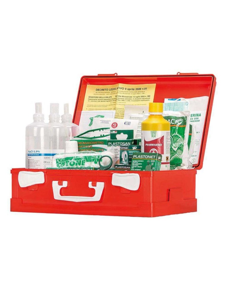Maletín médico con soporte de pared para empresas con más de 2 trabajadores