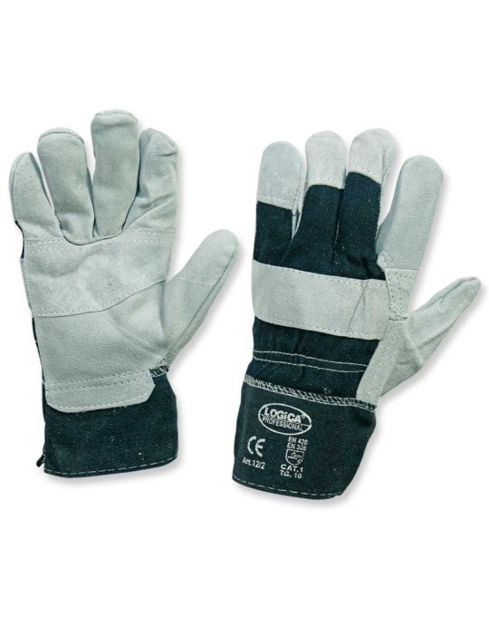 Gloves economic version, split back canvas.