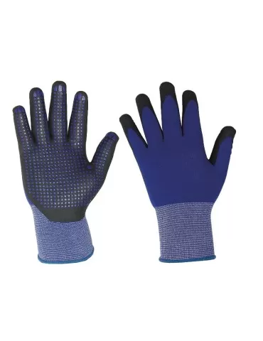 Guanti in schiuma nbr puntinati in pvc antiscivolo