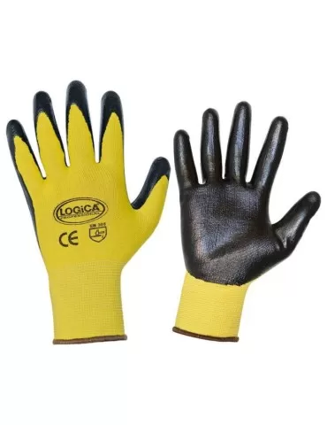 Nitrile coated polyester gloves