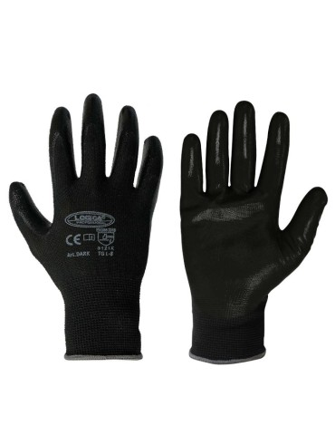 Guanti poliestere spalmati in nitrile