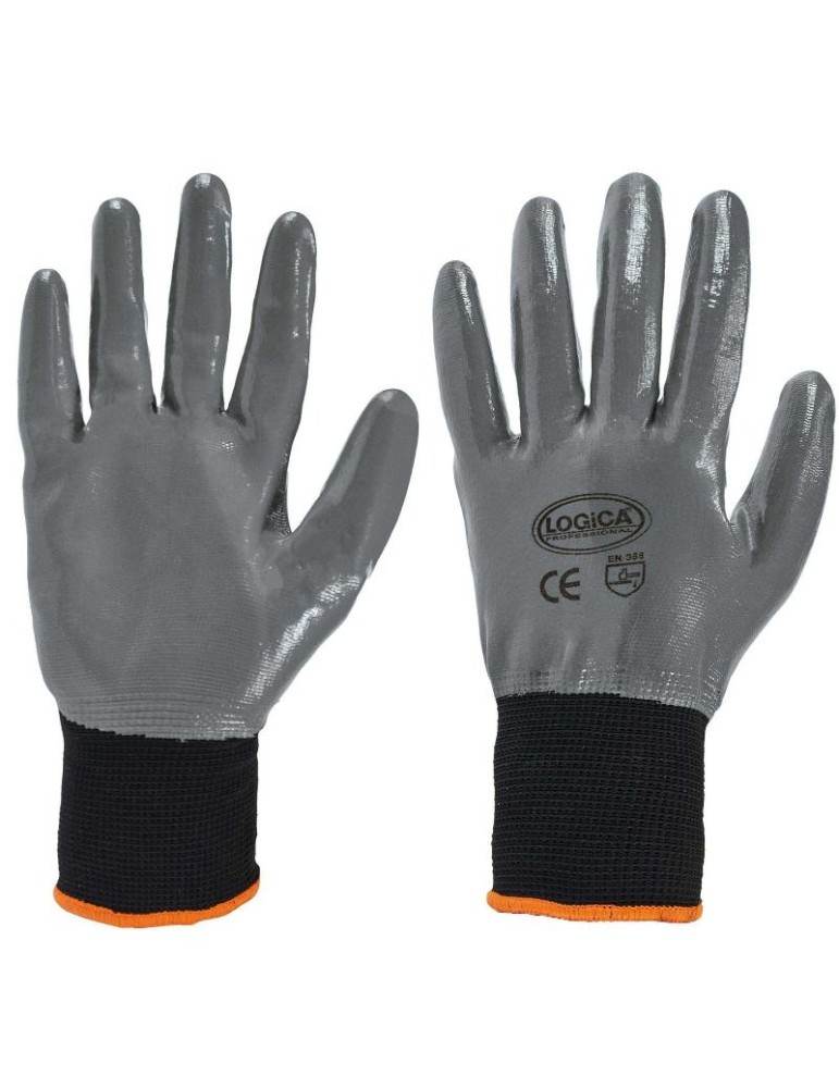 Guanti in poliestere completamente spalmati nitrile Guanti in poliestere completamente spalmati nitrile