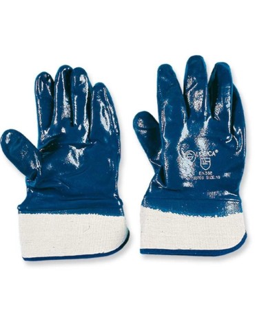 Fully coated cotton gloves nbr