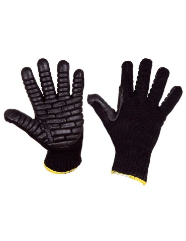 Anti-vibration technical gloves
