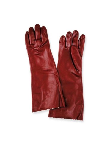 Acid-resistant pvc gloves