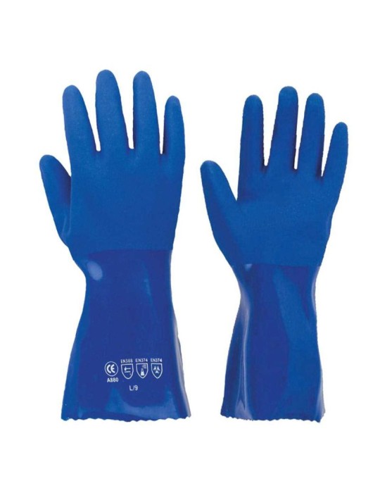 Gants renforcés en PVC de palmier sablé