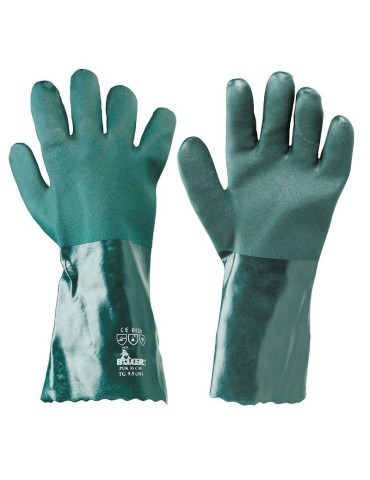 Lined nitrile gloves