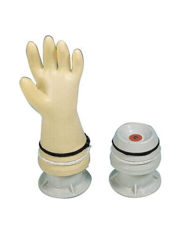 Pneumatischer Verifikationsprüfer für dielektrische Handschuhe Logica ausgestattet mit Feder und Schieberingen