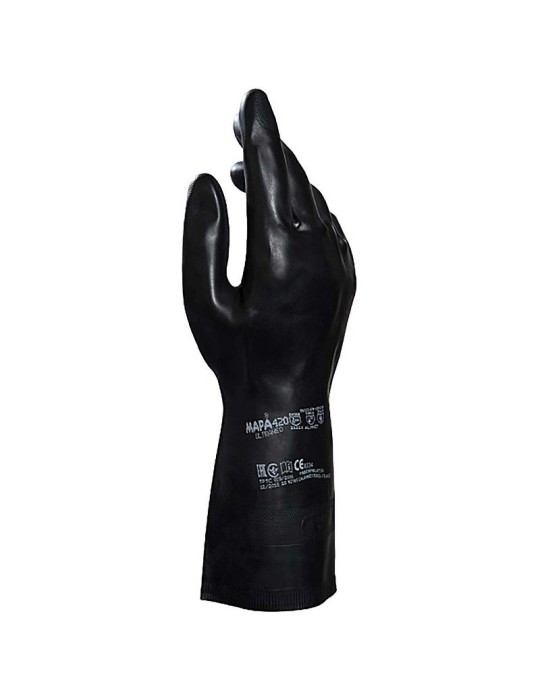 Gloves made of heavy neoprene "technic" Gloves made of heavy neoprene "technic"