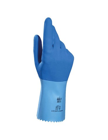 Latex gloves with textile support &quot;jersette&quot;