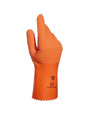 Reinforced latex gloves &quot;harpon&quot;