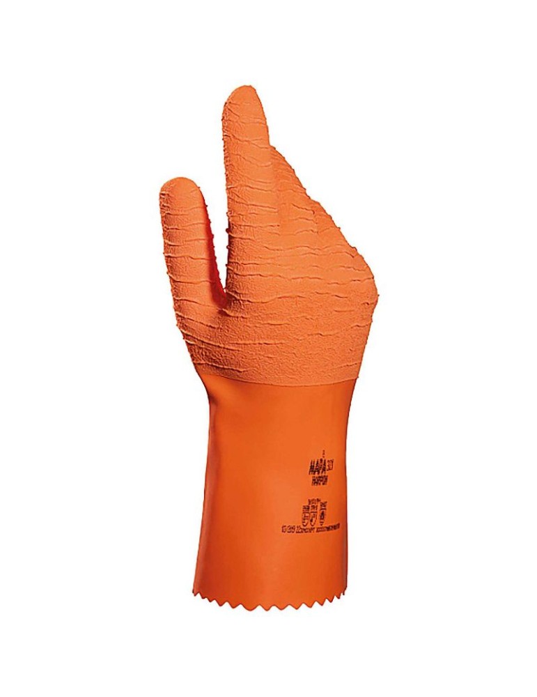 Verstärkte Latexhandschuhe "Harpon"