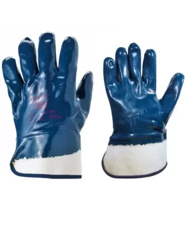 Fully coated nbr gloves with sleeve