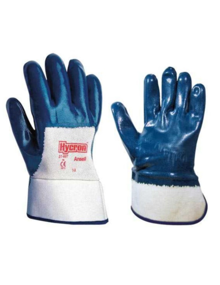 Guantes NBR recubiertos de 3/4 con manga