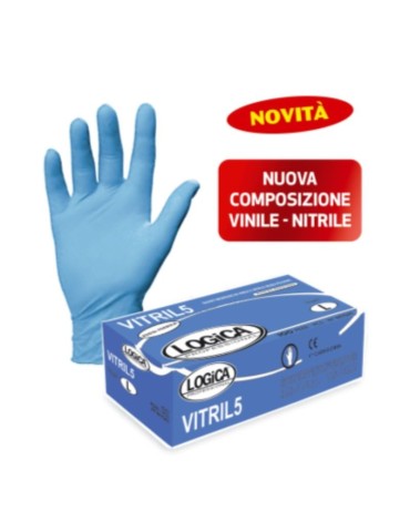 Guanti vinile/vitrile cat. 1 conf. Da 100 pz