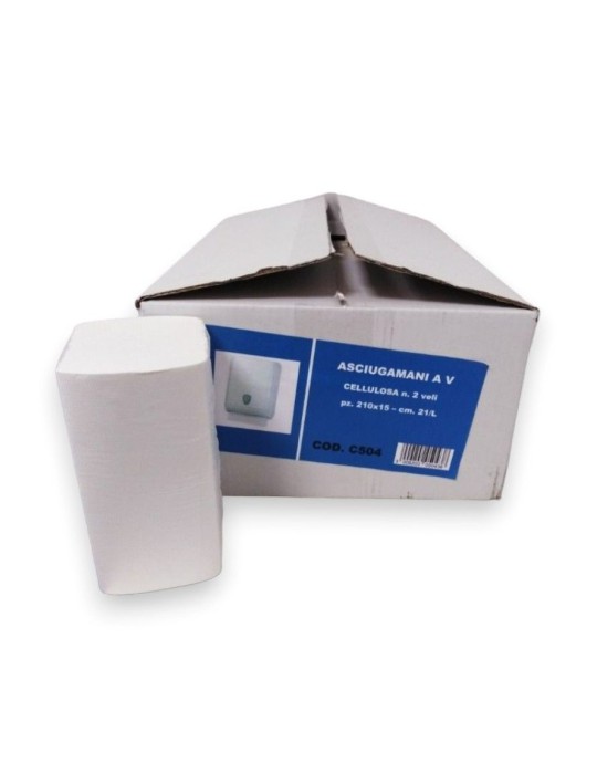 V-shaped towels pack. 200x15 pcs.