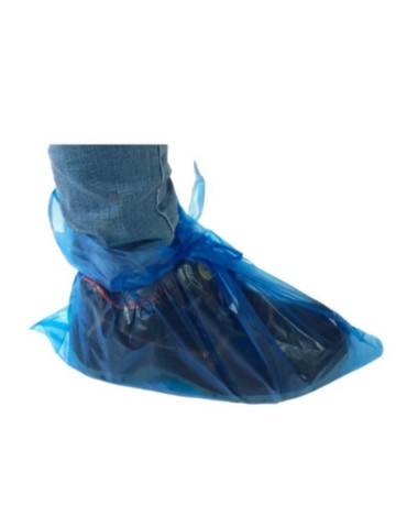 HD blue shoe cover pack. 1000 pcs. (100 rolls of 10pcs)