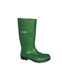 Bota de seguridad verde PVC S5