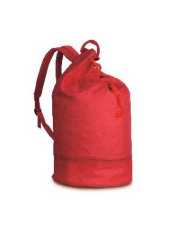 Sacca mare nylon con portascarpe rossa