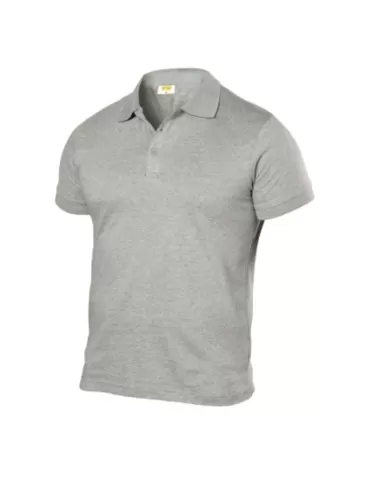Polo jersey 100% cotone grigio Melan