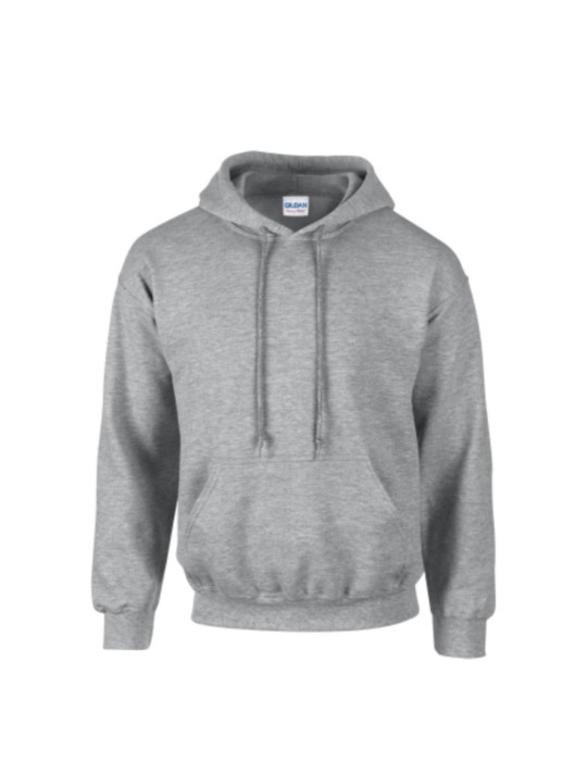 Sweat à capuche gris avec poche kangourou