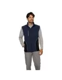 Gilet softshell waterproof blu