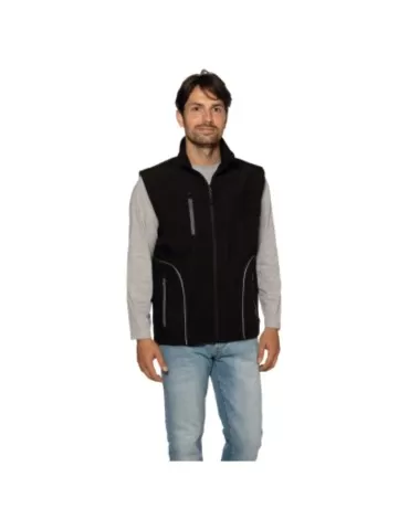 Gilet softshell waterproof nero