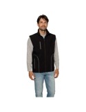 Chaleco softshell impermeable negro