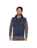 Blue soft-shell vest