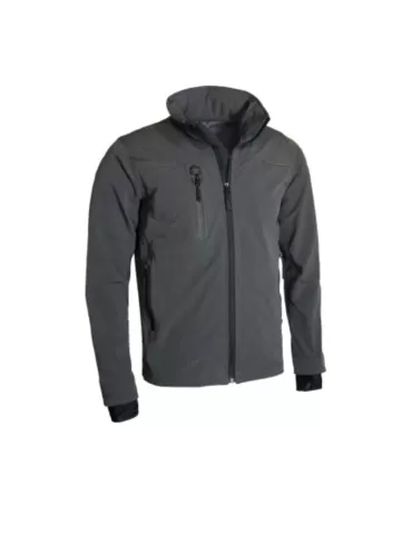 Super stretch gray bomber jacket
