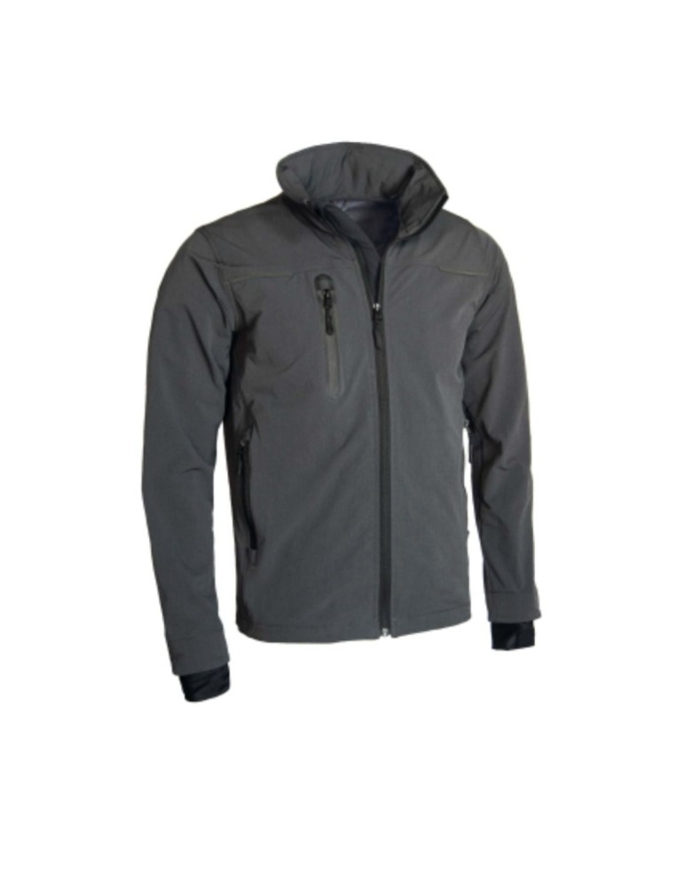 Super-dehnbare graue Bomberjacke