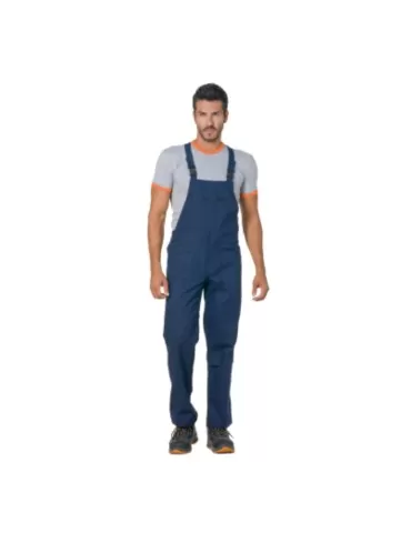 Salopette cotone blu