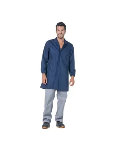 Camice blu con bottoni 100% cotone