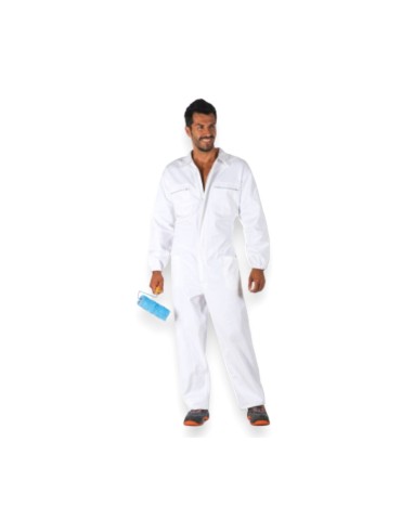 White cotton massawa jumpsuit