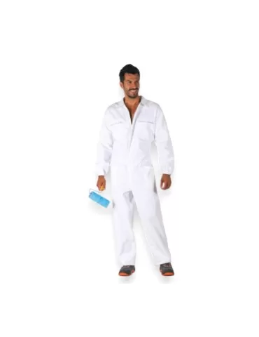 White cotton massawa jumpsuit