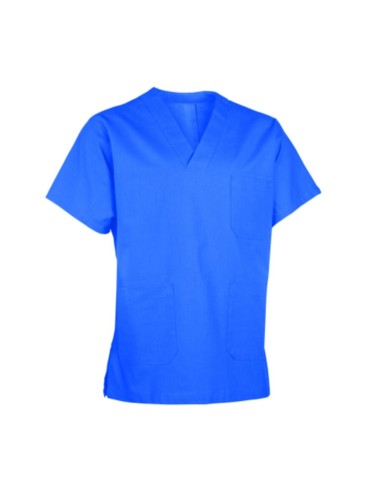 Casacca azzurra ospedaliera cotone