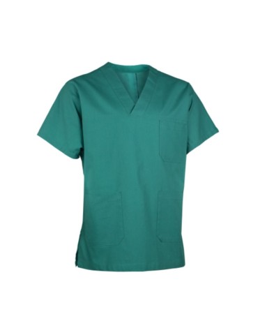 Green hospital cotton tunic