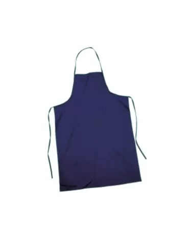 Grembiule cotone blu 70x90 con tasca stampabili e ricamabili
