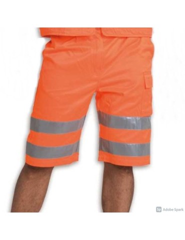 Bermuda arancio alta visibilita