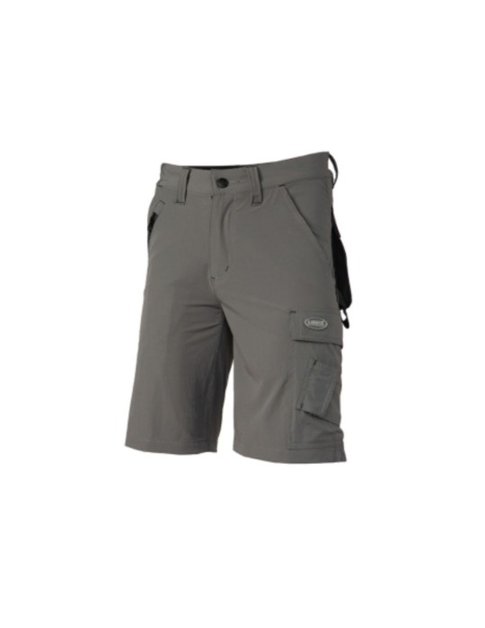 Bermuda stretch grigio con box
