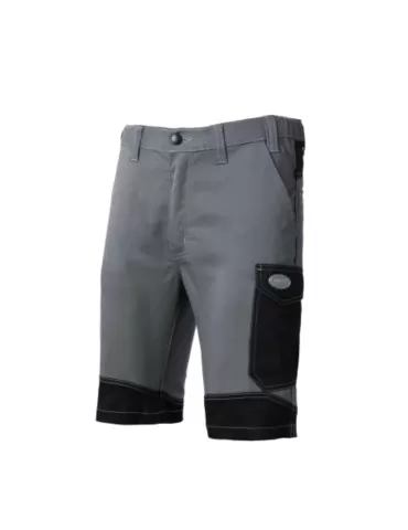 Bermuda policotone stretch  grigio/nero
